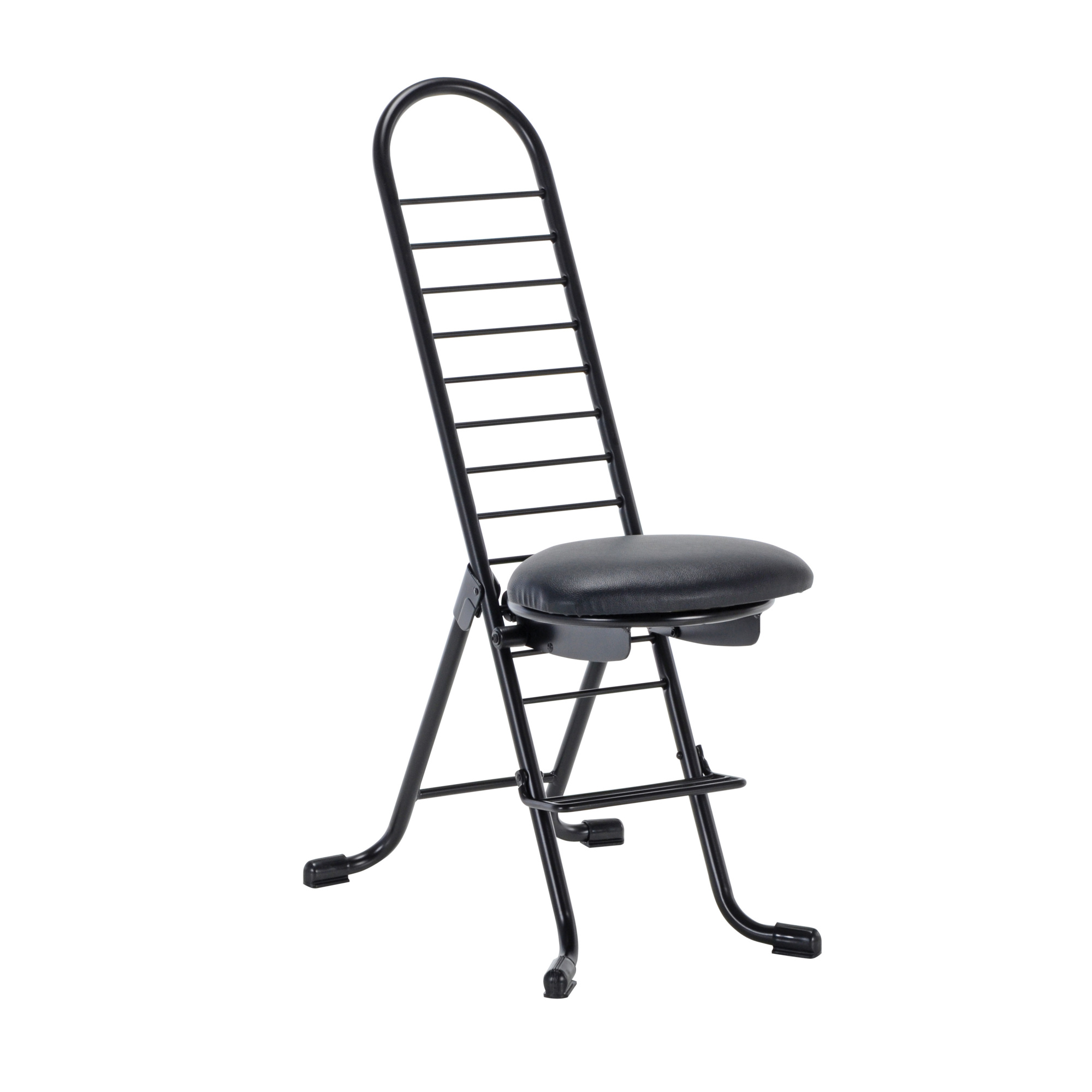 Vestil Ergonomic Worker Chair - 14.25in. to 35.5in. Adjustable Height, Swivel Seat, Footrest, Model# CPRO-600S